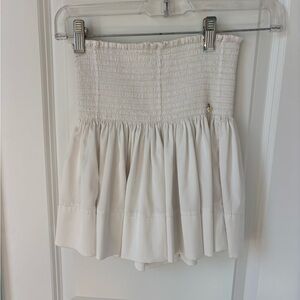 White natural life skirt